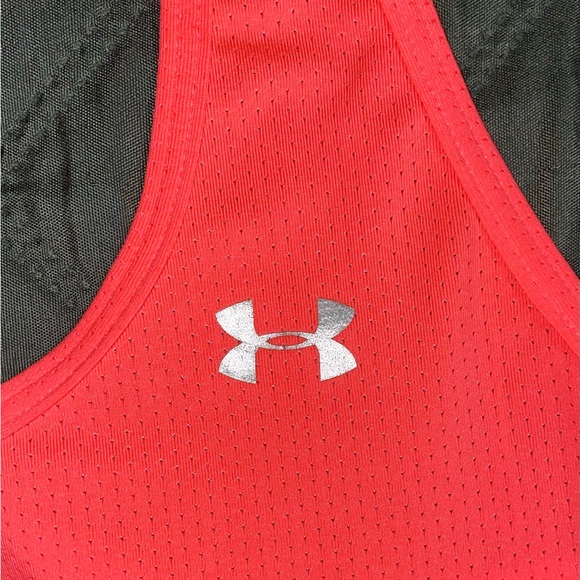 UNDER ARMOUR Womens' HEATGEAR ScoopTank with matching Sports Bra, EUC, sz Small - Picture 6 of 15